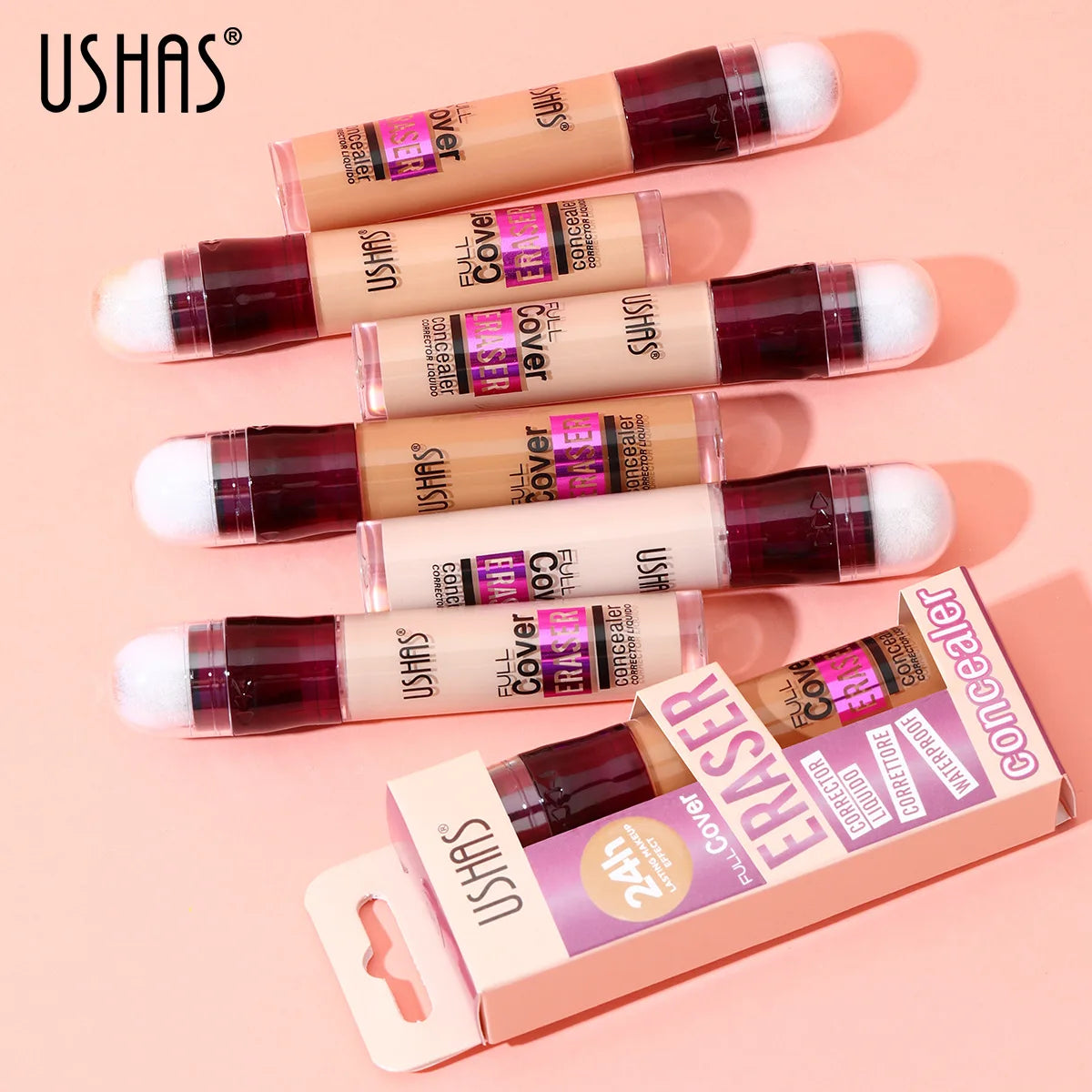 Facial Concealer Sponge Head Matte Liquid Foundation Makeup Oil