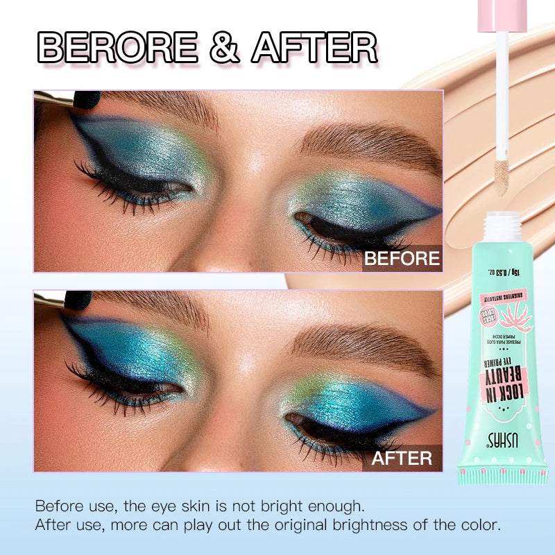 USHAS Eye primer, long-lasting makeup effect, modifies eye skin tone,