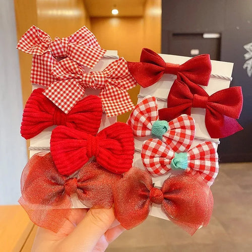 10pcs Hair Accessories Girls Scrunchies Aesthetic Lacos De Cabelo