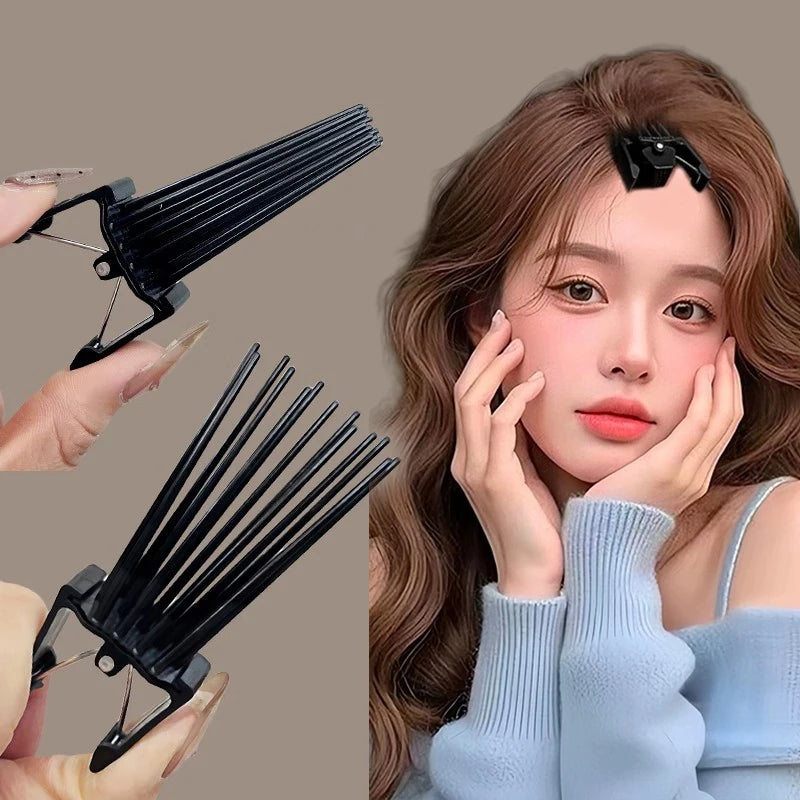 New Simple Fluffy Hairpin Curling Roots High Natural Fluffy Hair Clip