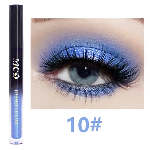 13-Shade Waterproof Liquid Eyeshadow Palette - High Shine