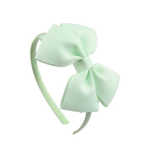20Colors Colourful Ribbon 1pcs Headband Girls Child Headwears Wide Big