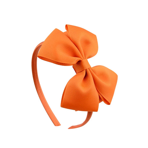 20Colors Colourful Ribbon 1pcs Headband Girls Child Headwears Wide Big