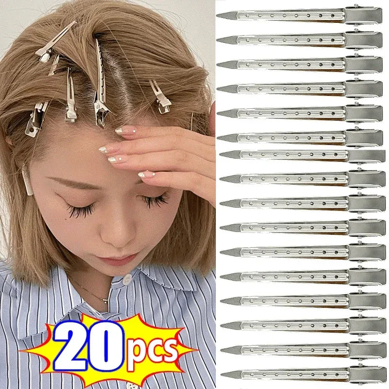 Woman Hair Care Clips Metal Steel Hairdressing Sectioning Clip Clamps