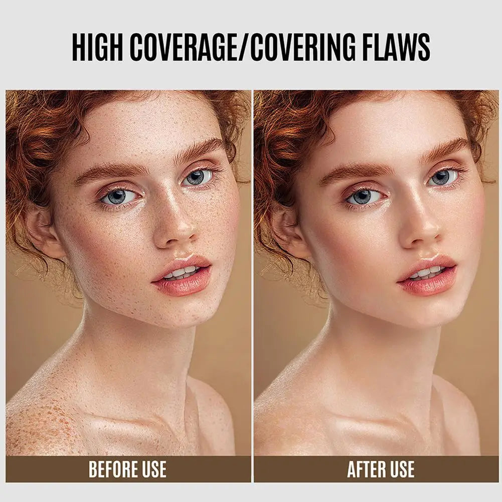 LOOKAVE Liquid Foundation Long Lasting Full Coverage Matte Cream CC