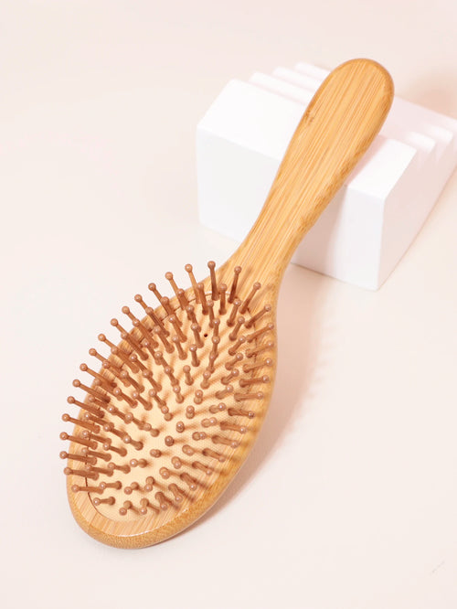 1pc natural wooden hair comb hair loss scalp massage hair brush hair