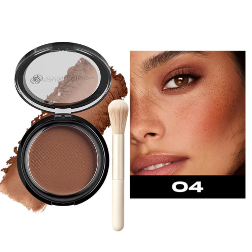 Professional Matte Contour Powder Palette - Long-Lasting Bronzer &