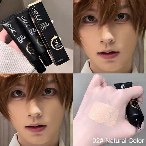 Matte White Foundation Makeup Base Full Coverage Foundation Long