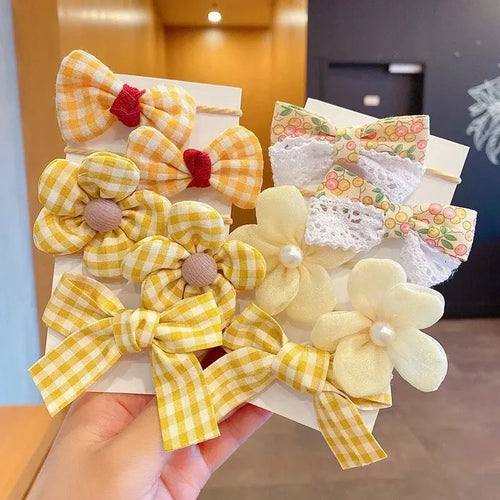 10pcs Hair Accessories Girls Scrunchies Aesthetic Lacos De Cabelo