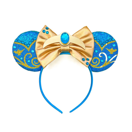2023 New Style Mickey Minnie Ear Headband Sequin Bows Girl Adult Kids