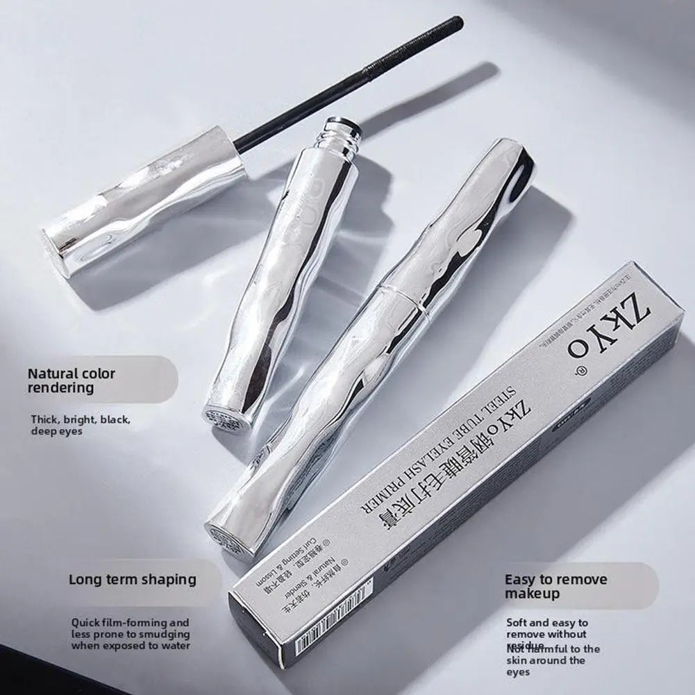 ZkYo Steel Tube Eyelash Primer Natural Black Mascara 3D Thick And