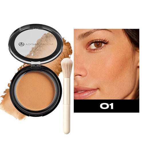 Professional Matte Contour Powder Palette - Long-Lasting Bronzer &