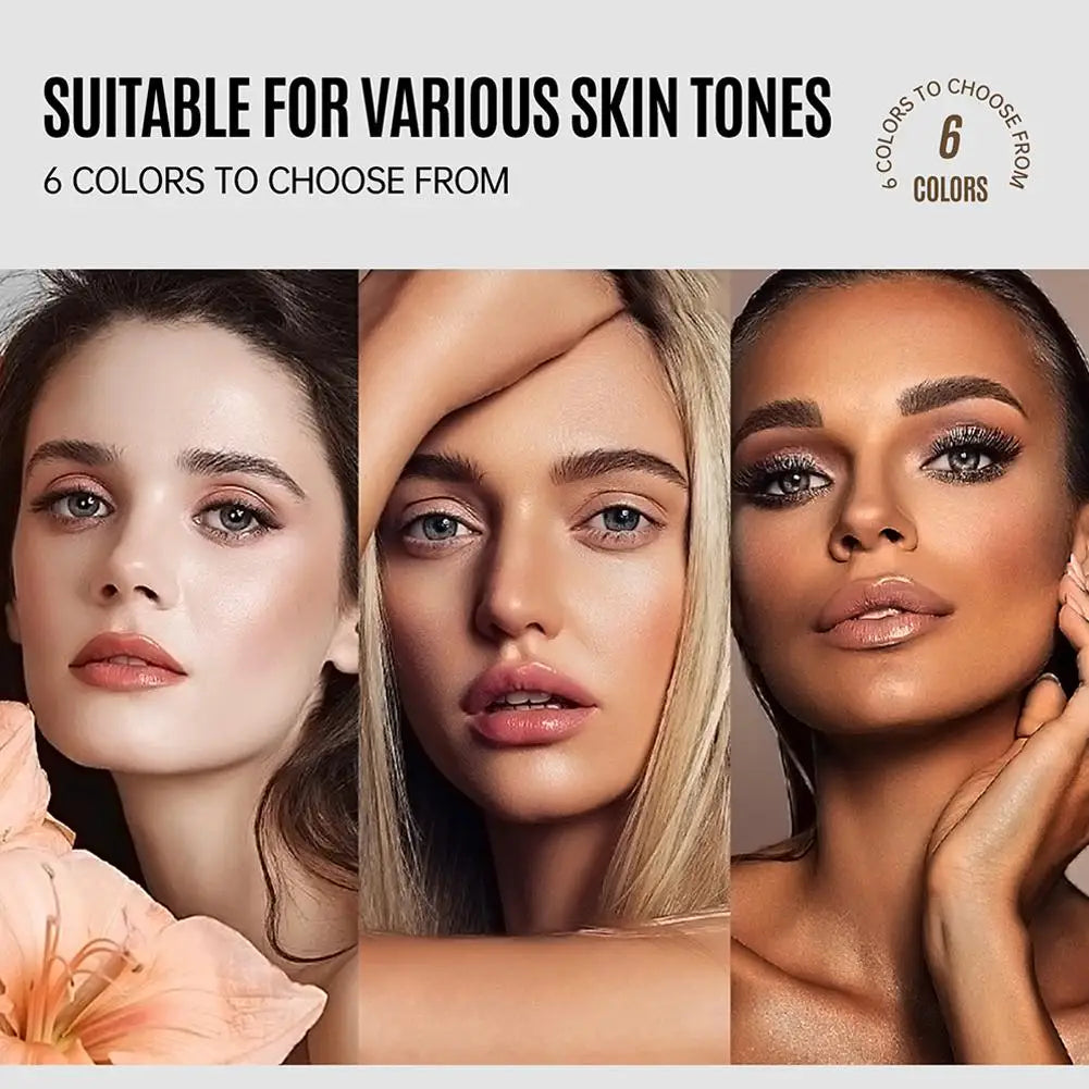 LOOKAVE Liquid Foundation Long Lasting Full Coverage Matte Cream CC