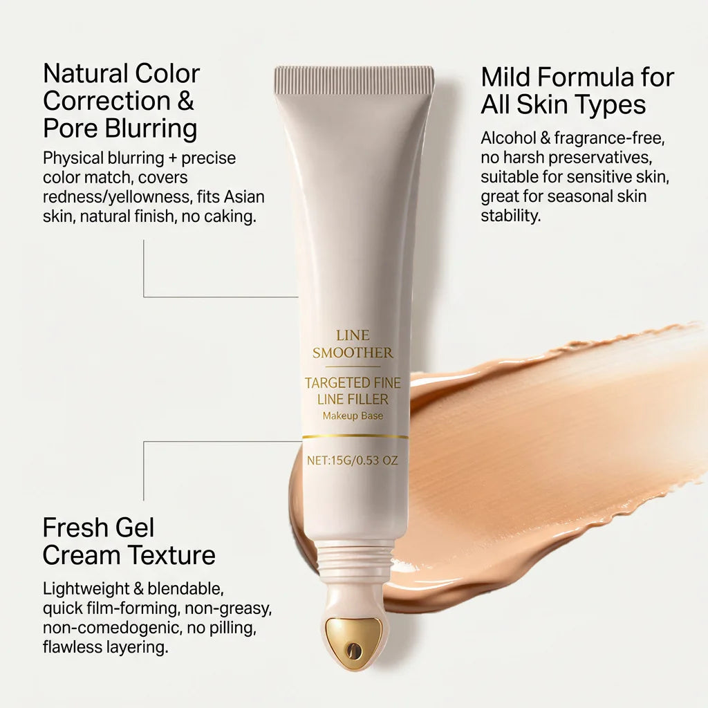 New Women Primer Cream For Dry Skin Long Lasting Holding Full Coverage