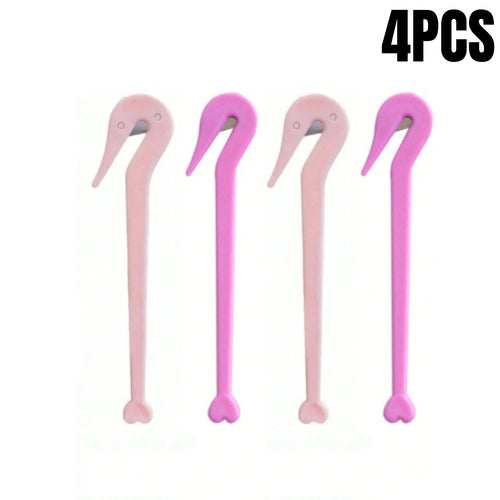 2/4/6/8Pcs Disposable Elastic Hair Band Cutter Girls Women Ponytail