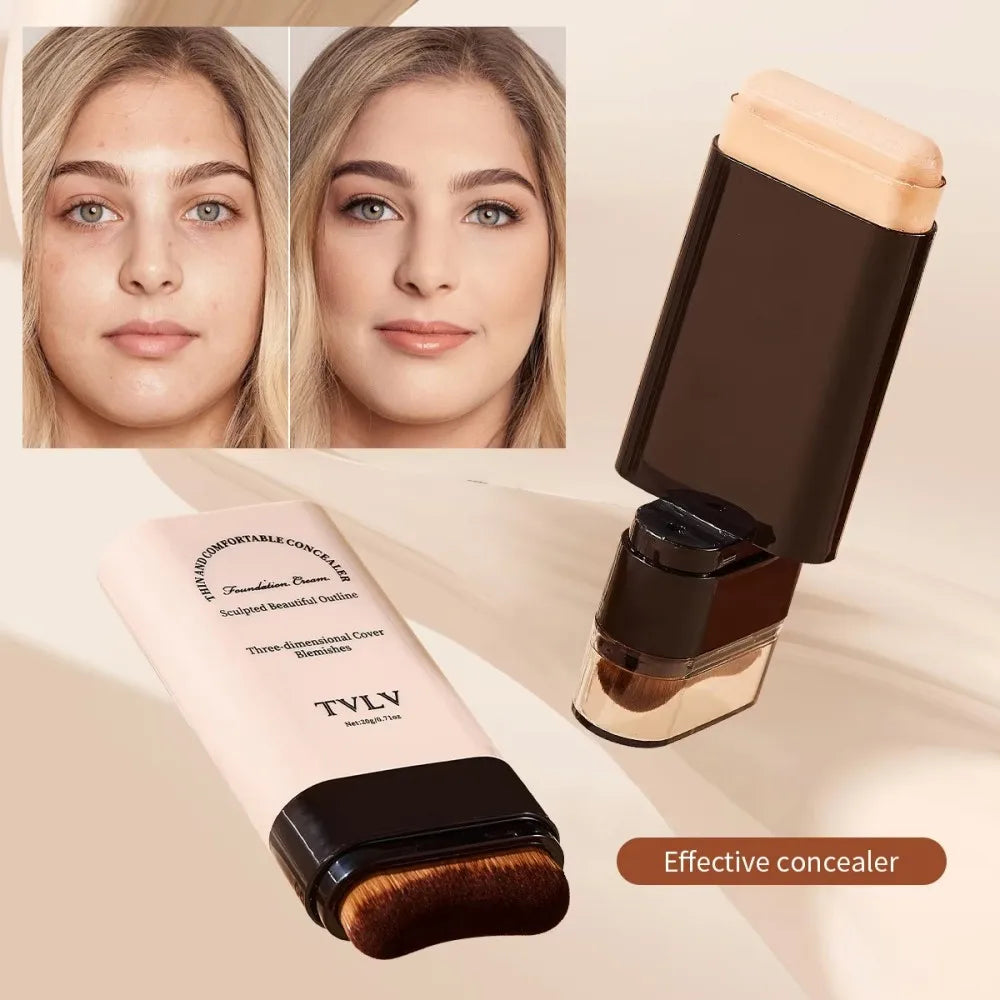 TVLV eraser foundation make-up stick 20g,with brush to brighten skin