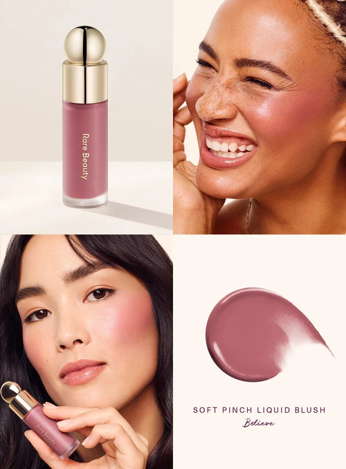Rare Beauty Melting Cream Blush Makeup Matte Pearlescent Texture