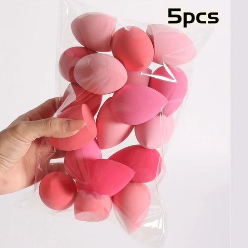 5-10PCS Ombre Makeup Sponge Set - Vegan Dual Use Beauty Blender for