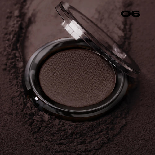 Professional matte contour powder tray creates a 3D facial contour,
