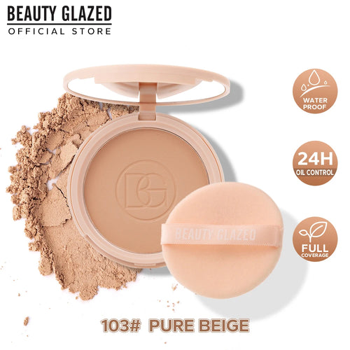 BEAUTY GLAZED Oil Control Matte Face Powder Long Lasting Flawless