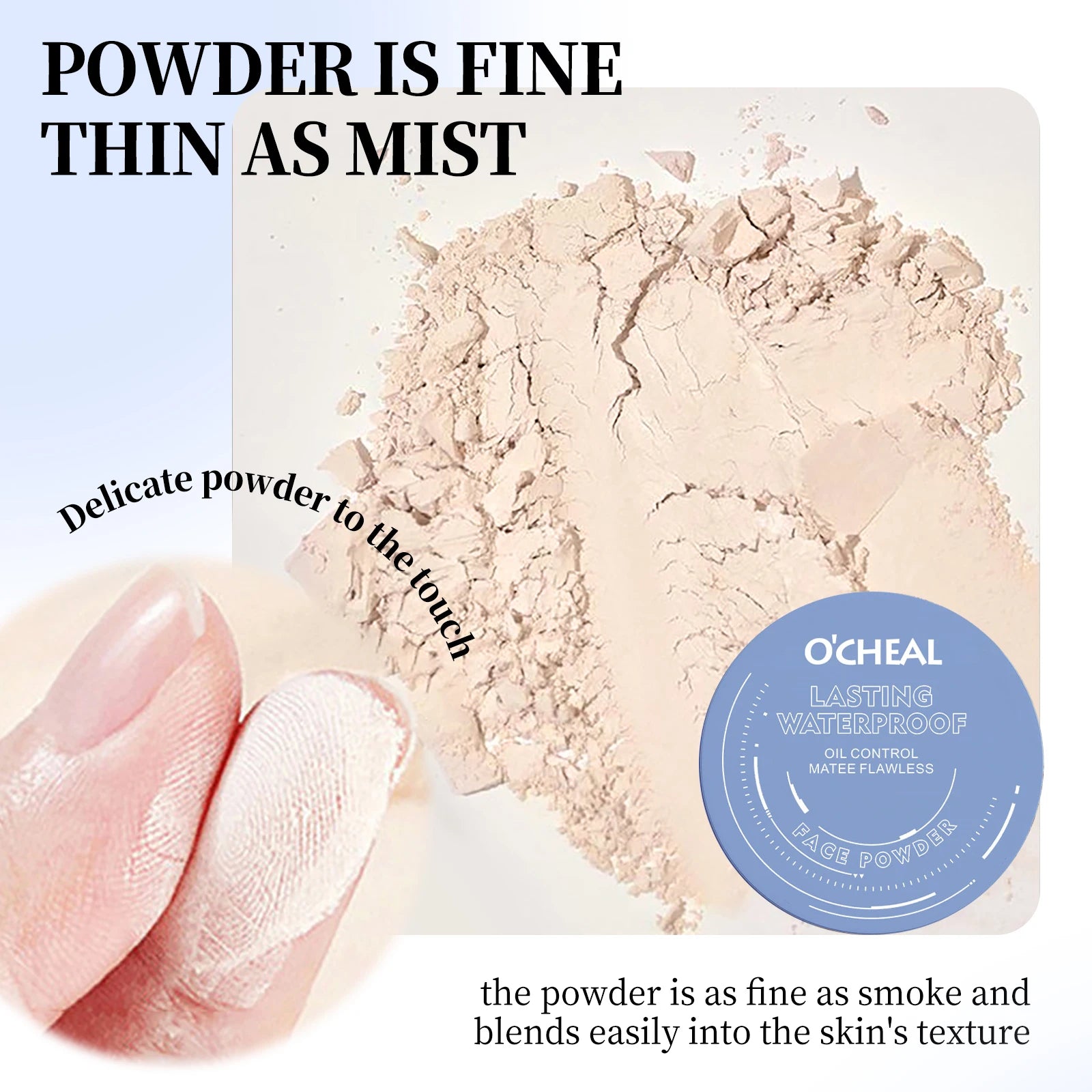 Ocheal Matte Face Setting Powder Oil-control Lightweight Radiant