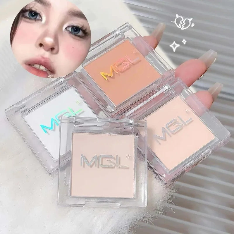 Matte Highlighter Powder Eyeshadow Palette White Long Lasting Natural