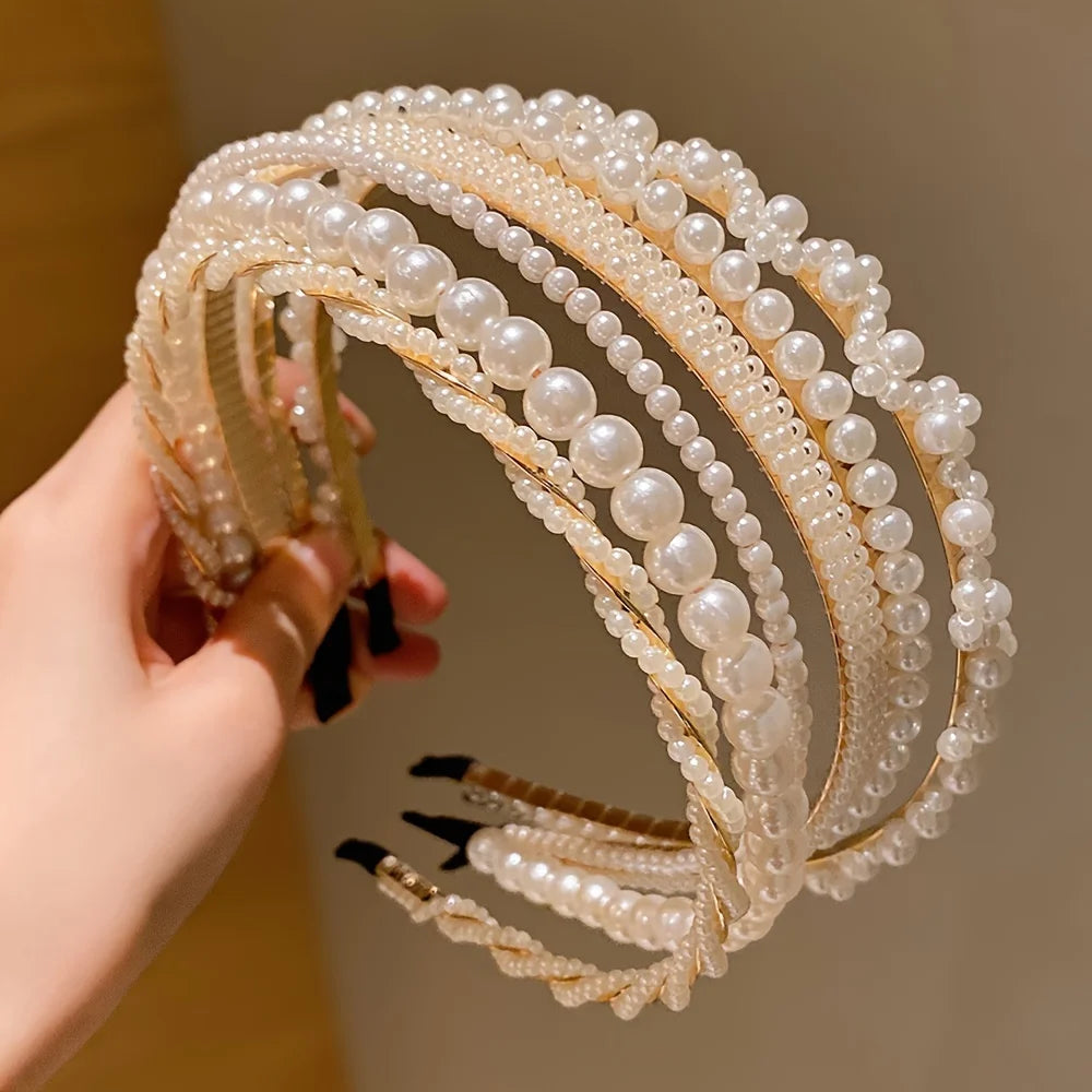5 Pieces of Girls' Princess Hair Accessories, Children's Imitation