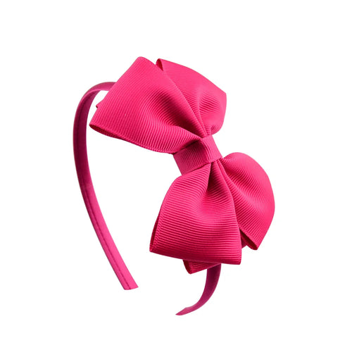 20Colors Colourful Ribbon 1pcs Headband Girls Child Headwears Wide Big