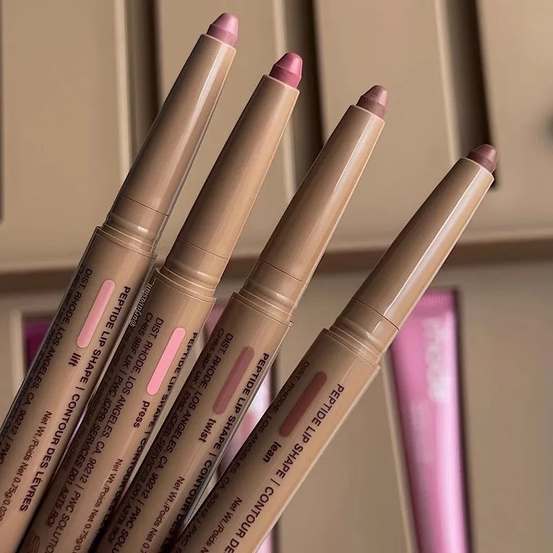 Brand Brown Lip Liner Pencil Nude Matte Waterproof Non-stick Cup