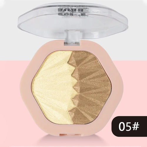 2-color Blush Palette 2 in 1 Contouring Cream Face Cheek Blush Cream