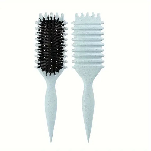 Professional Curl Defining Brush Candy Comb for Perfect Curls-Gentle