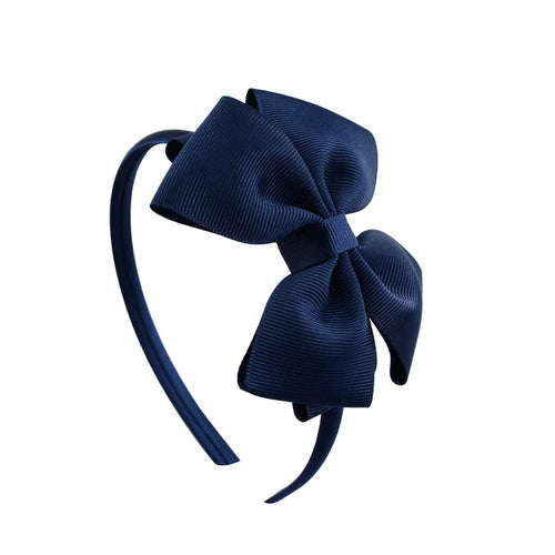 20Colors Colourful Ribbon 1pcs Headband Girls Child Headwears Wide Big