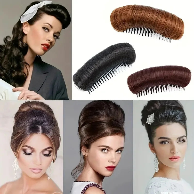 Wig Cushion Stable Hair Roots Volumizing Fiber Insert Comb Invisible