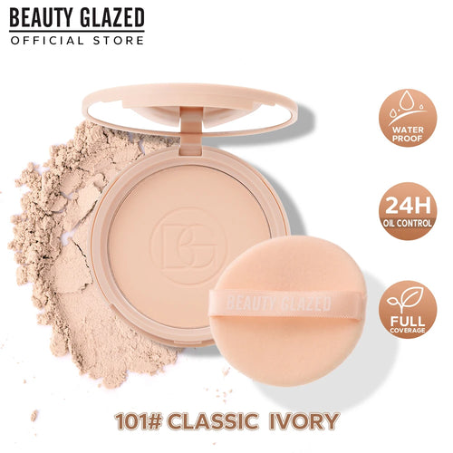 BEAUTY GLAZED Oil Control Matte Face Powder Long Lasting Flawless