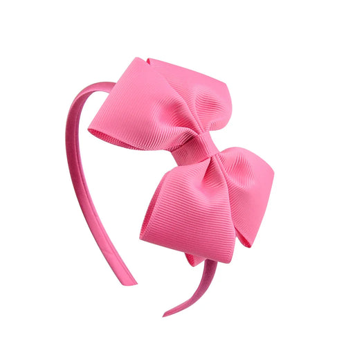 20Colors Colourful Ribbon 1pcs Headband Girls Child Headwears Wide Big