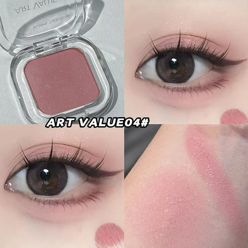 ART VALUE Single Color Eyeshadow Palette, Long-lasting, Matte &
