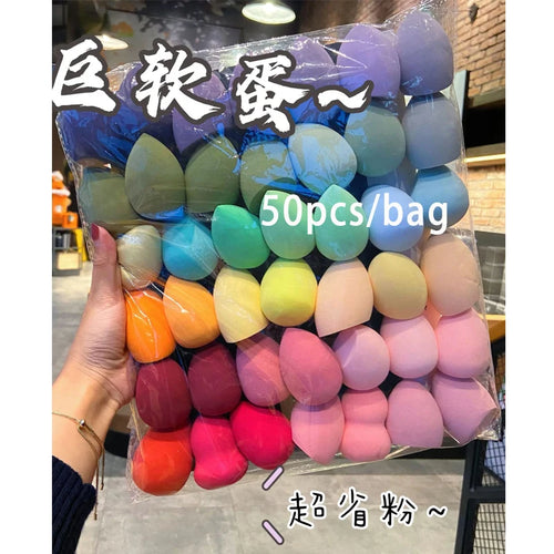 10/20/50/100Pcs Sponge Cosmetic Puff Bulk Wholesale Beauty Egg Set