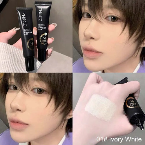 Matte White Foundation Makeup Base Full Coverage Foundation Long