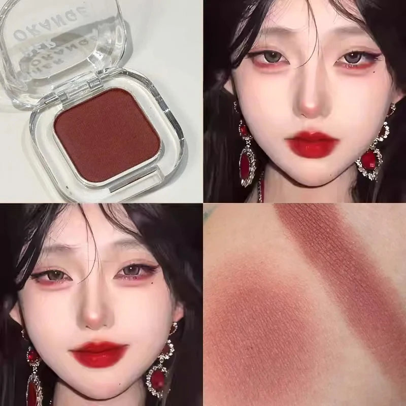 Red Brown Eyeshadow Palette Multifunctional Makeup Palette Silky Matte