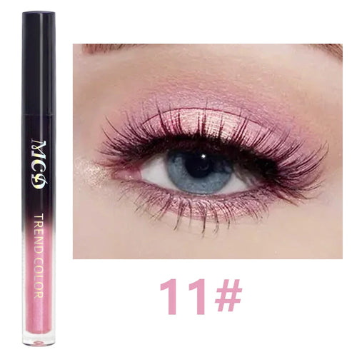 13-Shade Waterproof Liquid Eyeshadow Palette - High Shine