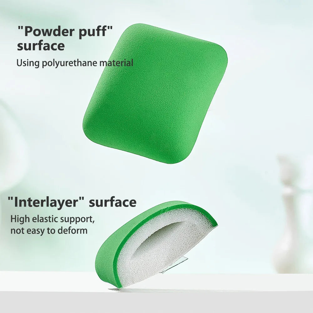 GECOMO Soft Skin-friendly Marshmallow Powder Puff With Hanging Storage