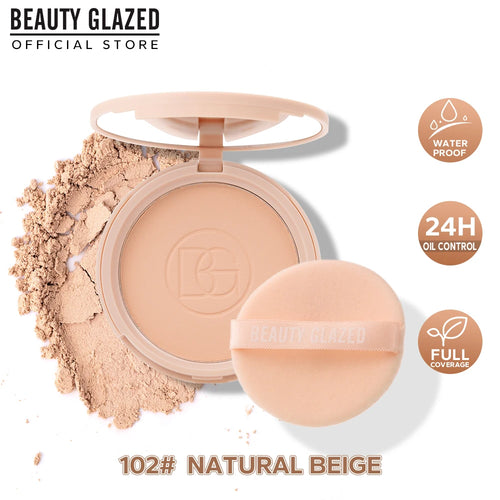 BEAUTY GLAZED Oil Control Matte Face Powder Long Lasting Flawless