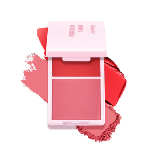Blush Juvia's Cream Powder Matte Blush Makeup Rose Pan Long-lasting