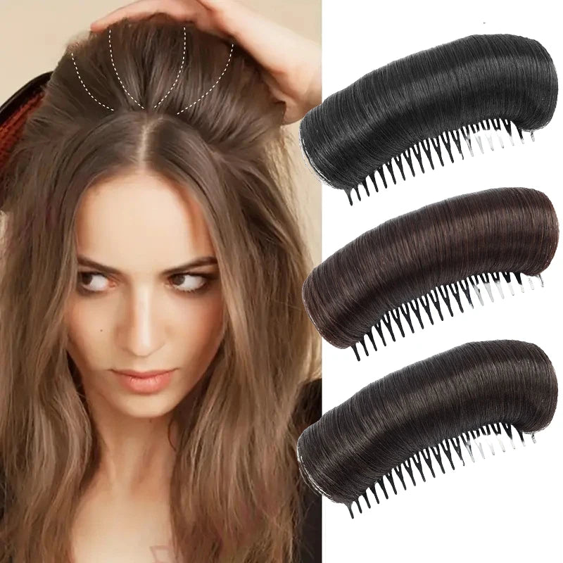 Wig Cushion Stable Hair Roots Volumizing Fiber Insert Comb Invisible
