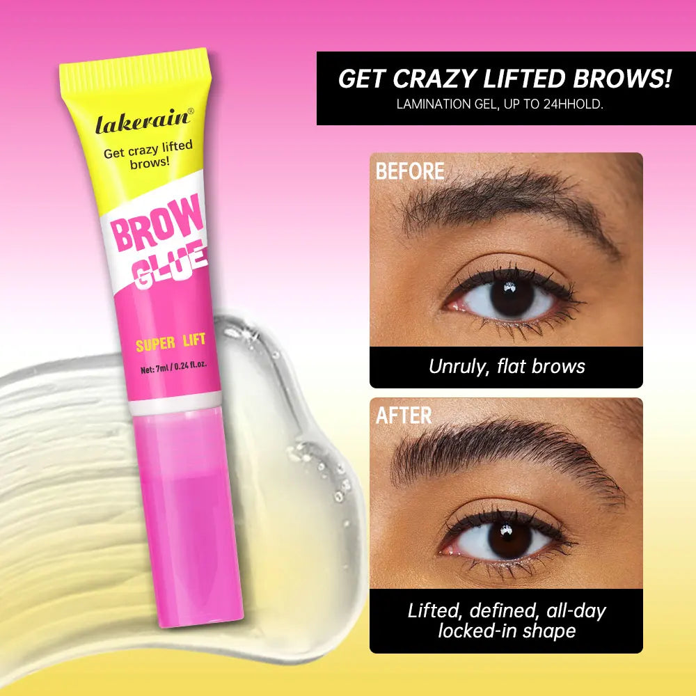 Brow Lamination Gel With Comb Super Lift Brow Glue Long Lasting Strong