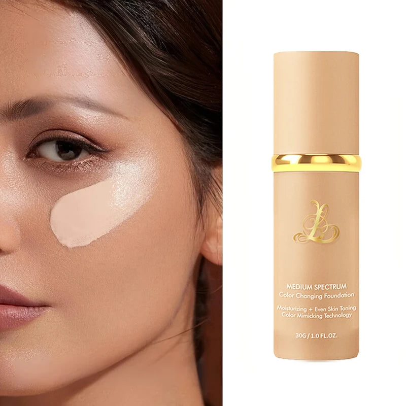 Four-in-one color-changing liquid foundation,with SPF50+ longwearing