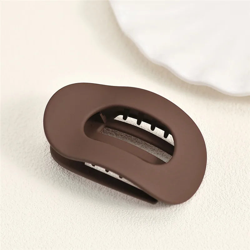 Korean Elegant Hair Claws Crab Matte Acetic Acid Hair Clip Spoon