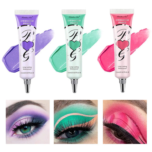 6 Colors Matte Eyeshadow Primer – Crease-Proof Oil-Control Eye Base,