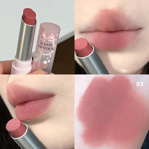 ART VALUE Brand Professional Lips Makeup Waterproof Matte Nude