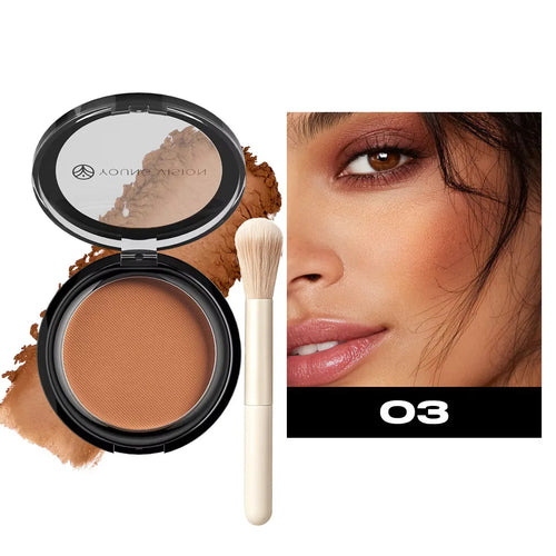 Professional Matte Contour Powder Palette - Long-Lasting Bronzer &